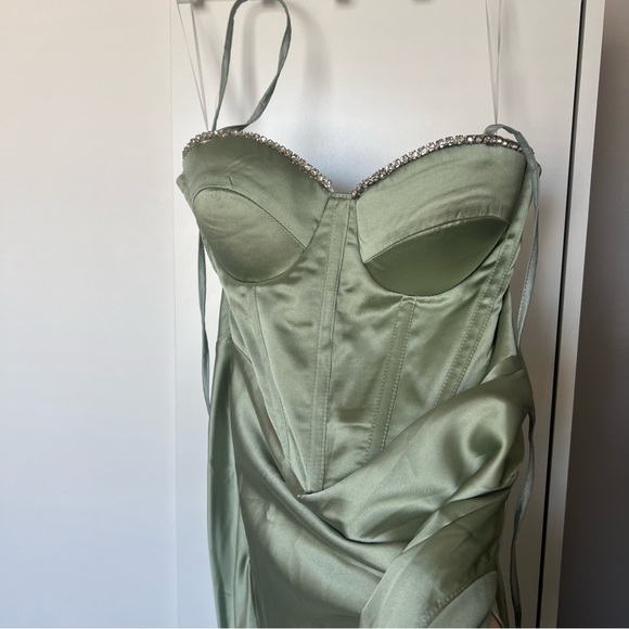 Hello Molly Satin Dress - Picture 1 of 6